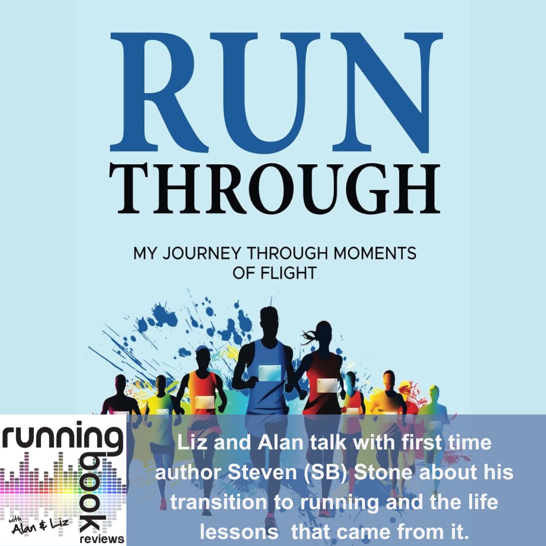 New podcast episode (link in bio) covering the short book filled with running life lessons, Run Through by SB Stone . Listen to us chat with Steven the author #runningbooks #runningisawesome