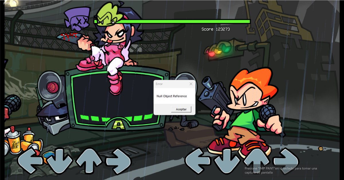 Youki_Goat's tweet image. What does this error means? #FNF #FridayNIghtFunkin