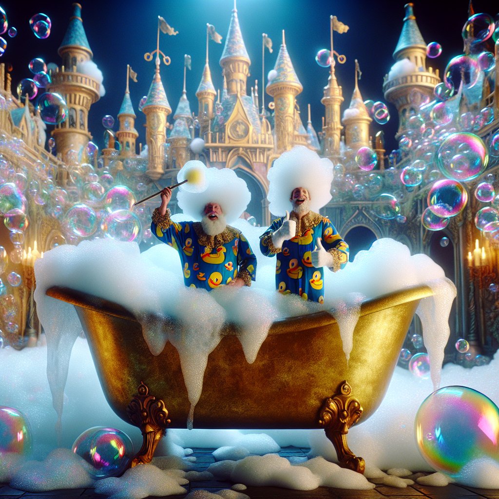 FoamTwo's tweet image. 🛁✨ Dive into the sudsy spectacle! The #TwoFoamGuys have outdone themselves, crafting a bubble bath oasis for the silver screen. 🎬💦 #BubbleMasters #SetDesignMagic