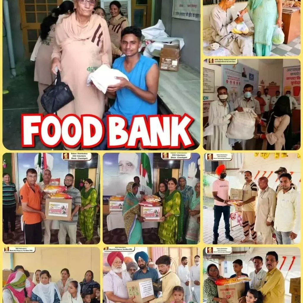 #FastForHumanity Dera Sacha Sauda volunteers are at the forefront for serving food & ration items to every needy. With the pious inspiration of Saint Ram Rahim .
