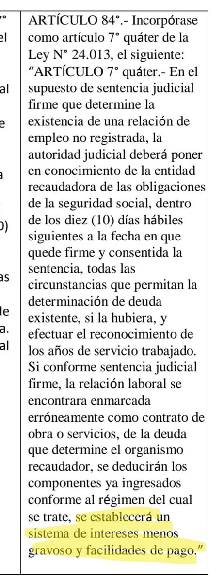 Encontré algo más: Si agarran al que te tuvo en negro y por eso no te podes jubilar, además de no cobrarle multa, le dan un plan de pagos! Estoy empezando a pensar que es la mayor estafa contra los trabajadores de la Historia