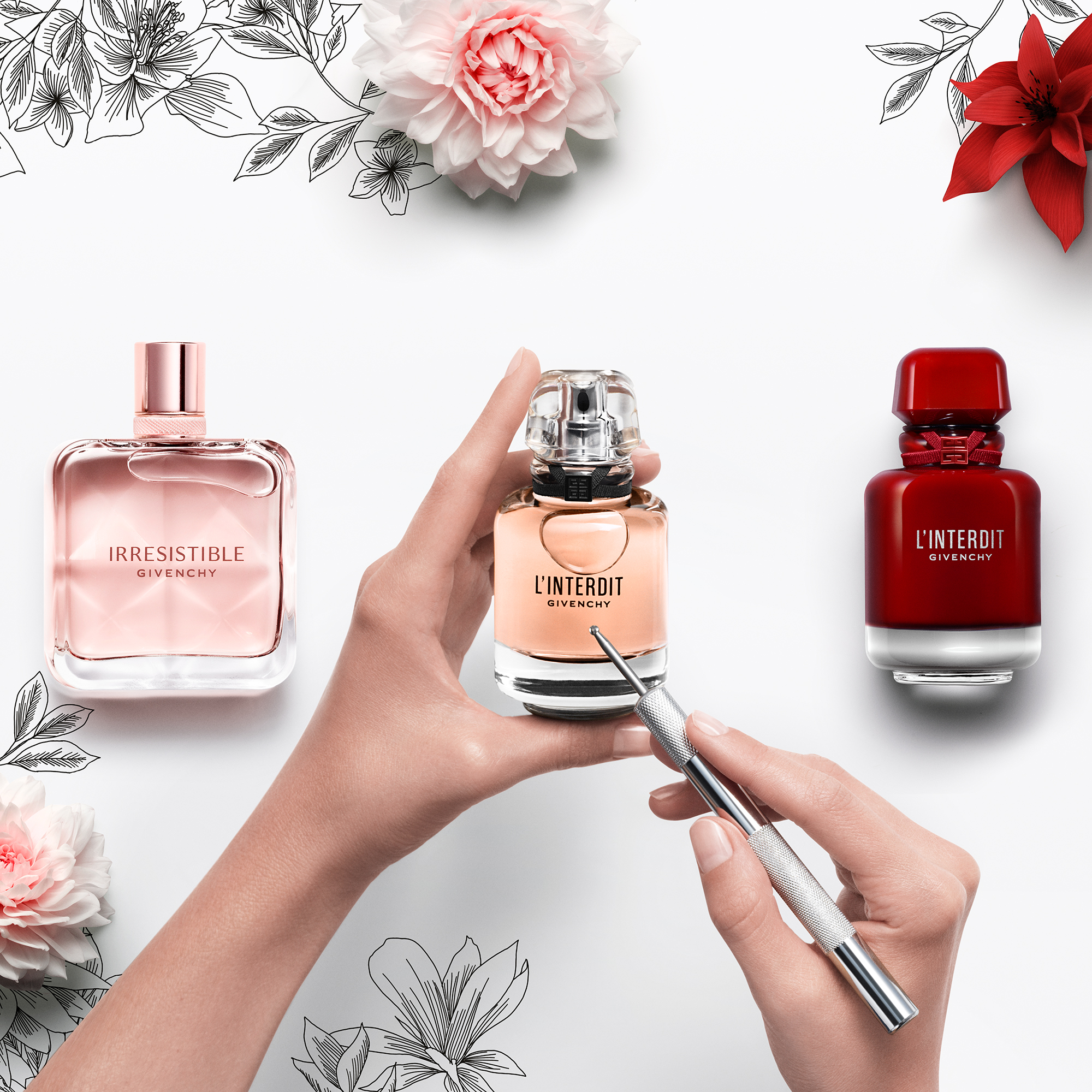 OWV GIVENCHY 刻印　ホログラムシール GIVENCHY x OWV 」特設ページOPEN！限定刻印サービスや