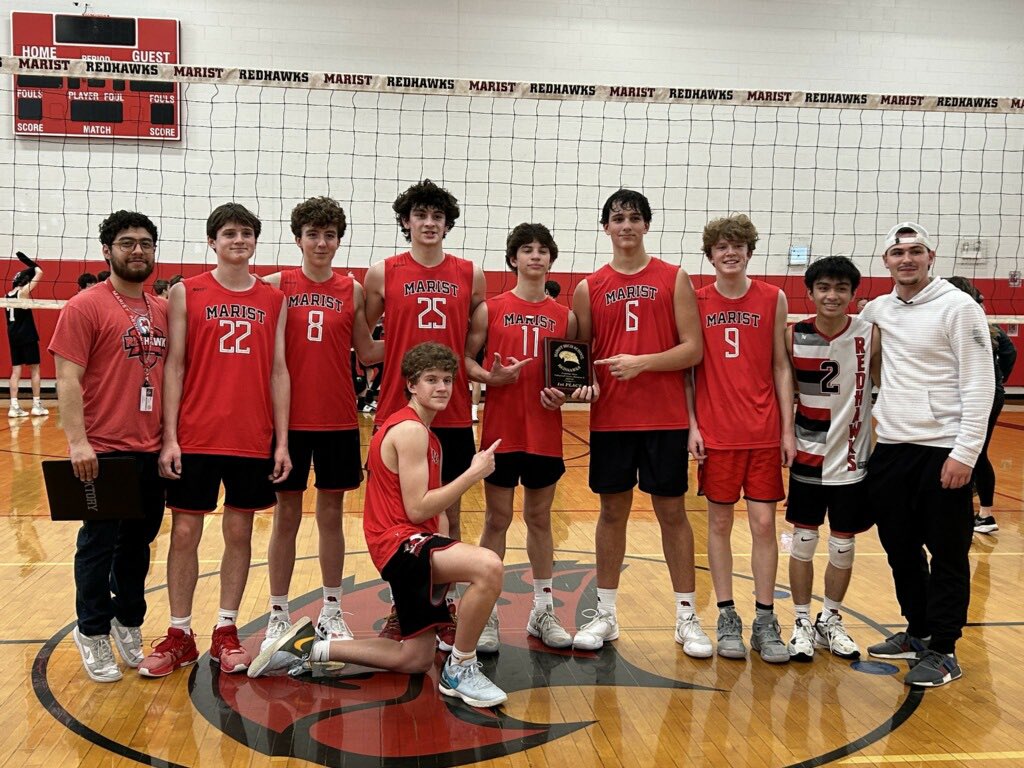 RedHawkVB's tweet image. #ProgramSweep over St. Pats ๐๐๐ RedHawks remain undefeated in the ESCC on all levels ๐๐๐