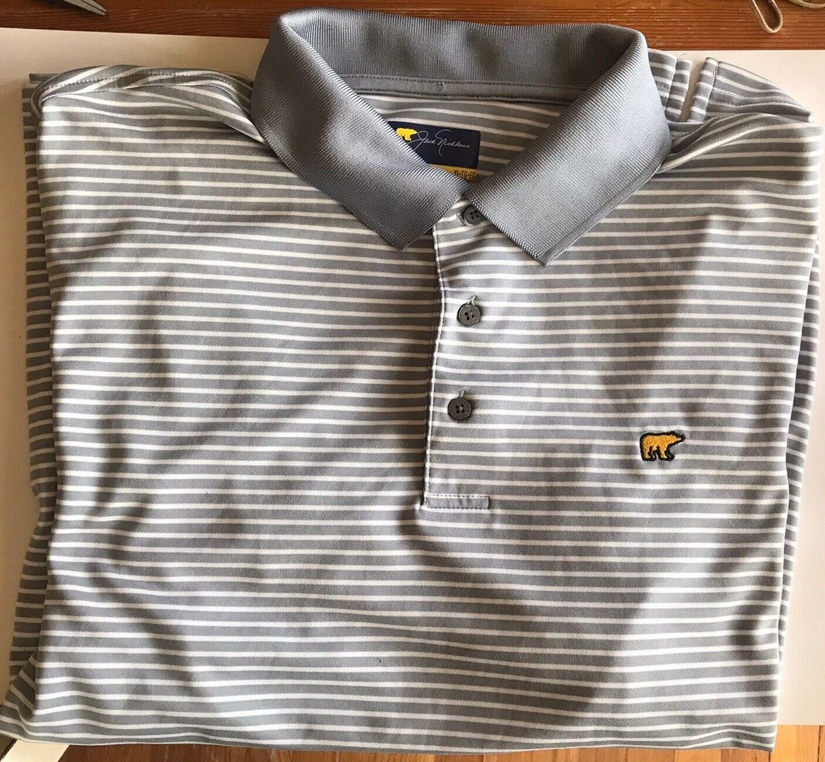 ENDING TODAY!!  Men's JACK NICKLAUS BEAR LOGO XL Gray Golfing Polo Shirt
ebay.com/itm/2047197801… 
#eBay @eBay #golf #golfshirt #golfpolo #golflife #golfer #golfing #instagolf #golfstagram #titleist #callaway #ping #taylormade #jacknicklaus #goldenbear #golflegend #golfhistory