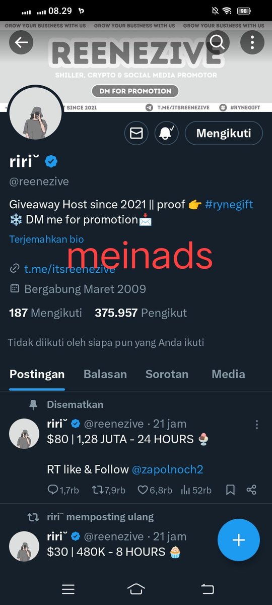 Meinads's tweet photo. @Bang_Garr @reenezive https://t.co/MqdDTi130p