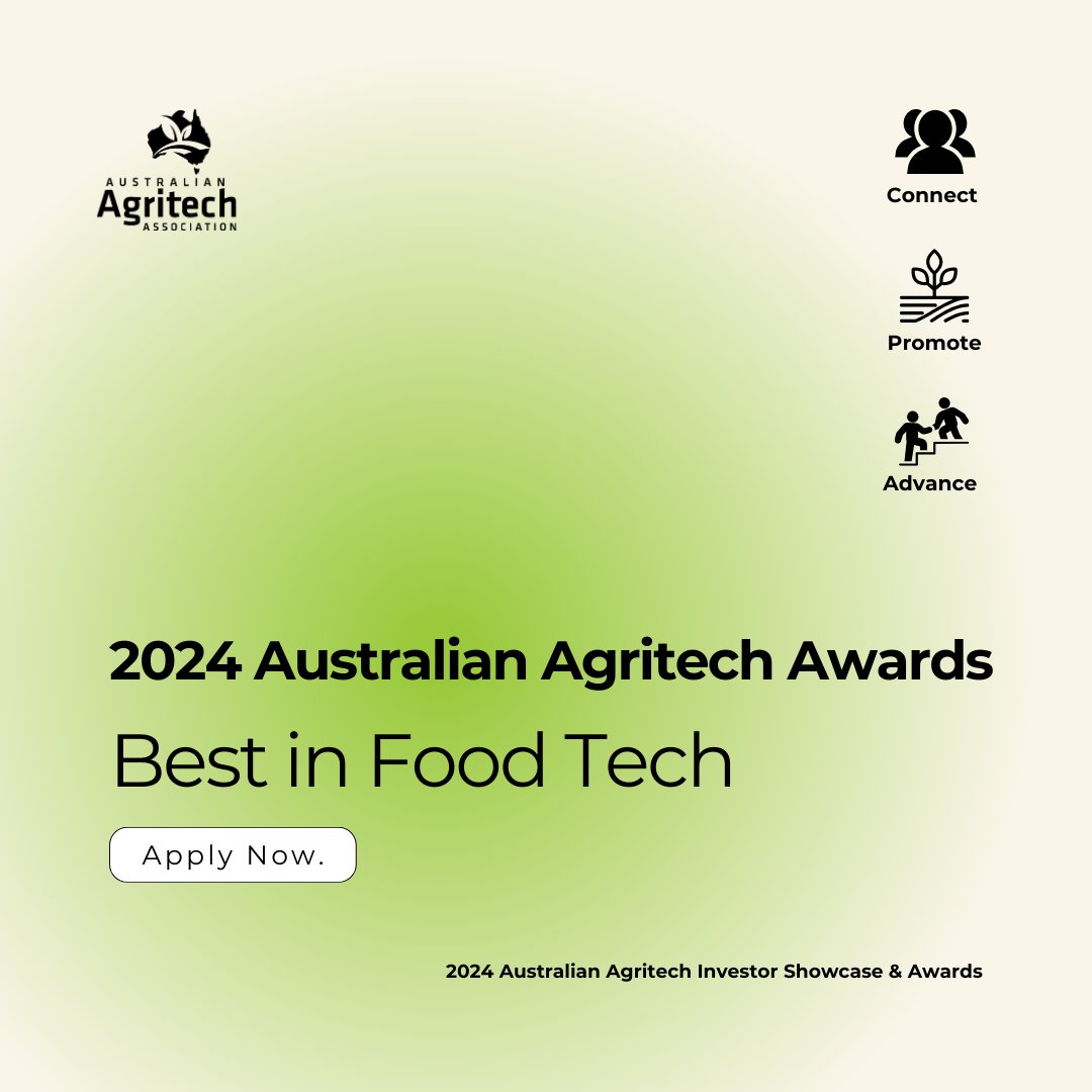 The Australian Agritech Awards applications are open, will we see PostHarvest take out the Best in FoodTech for another year? Submit your application here: loom.ly/PAoP5nU Applications close: Monday 13th May 2024 #AgritechAwards #Innovation #Agriculture #TechInAg