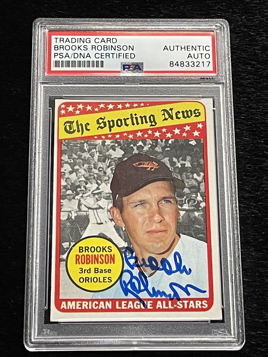 Brooks Robinson PSA auto $60 shipped