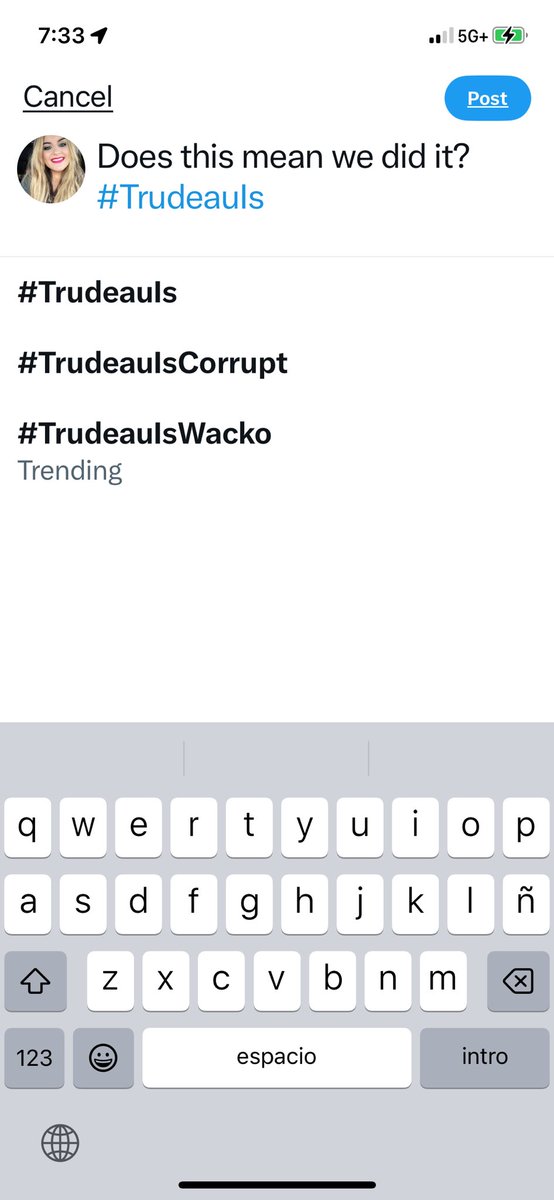 Does this mean we did it? #TrudeauIsWacko