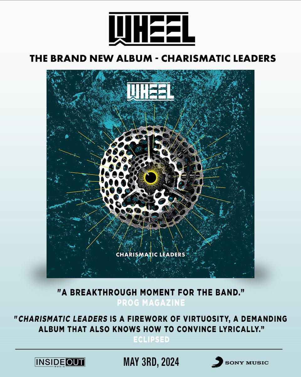 .@Wheel_band's much-anticipated third studio album ‘Charismatic Leaders’ is out this Friday, 3rd May 2024. Get your copy now here: wheelband.lnk.to/CharismaticLea…