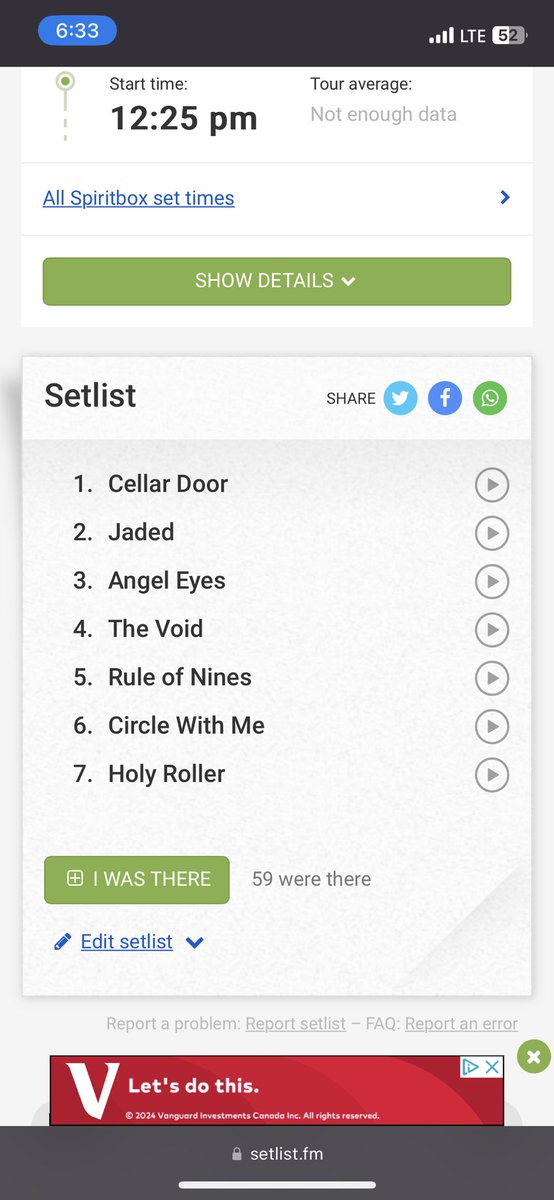 Spiritbox probably had the most GOAT’d setlist on here Except maybe Dayseeker bc they played all the ones that make me cry (even tho that’s all of them)