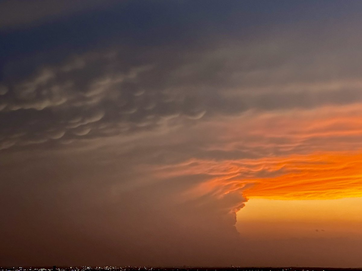 A little apocalyptic sunset in OKC.