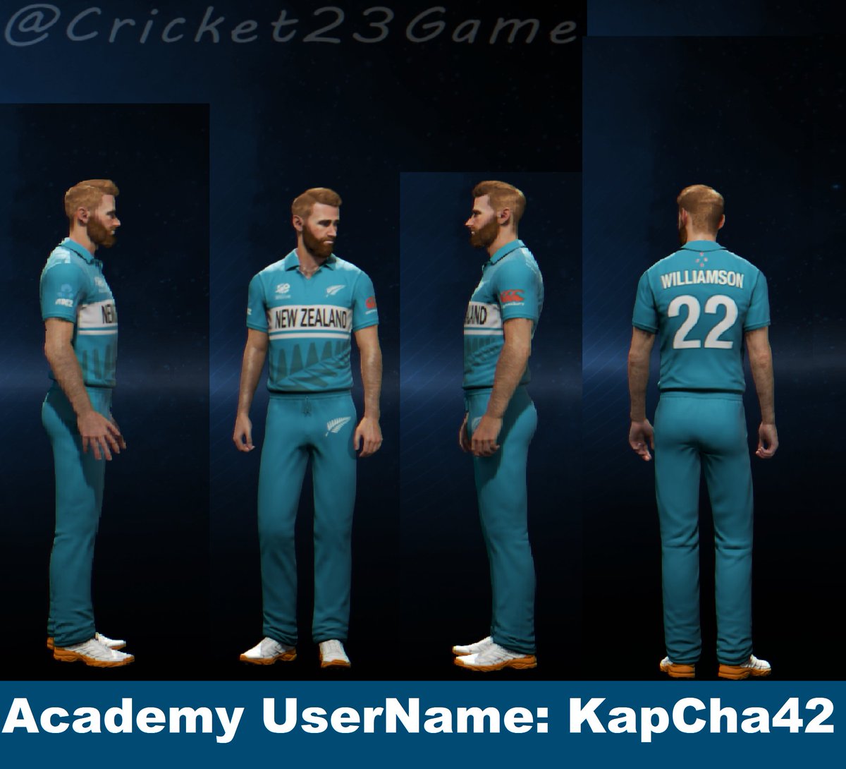 Here it is as Promised 😉

New #T20WorldCup24 Jersey 🎽of 
Team @BLACKCAPS New Zealand for #Cricket24 Game from @BigAntStudios 

Hit❤
-----
✅Follow & Join :
📍Discord : discord.com/invite/rgsJxxv…
& 
X (Twitter) Cricket24 Community :
twitter.com/i/communities/…