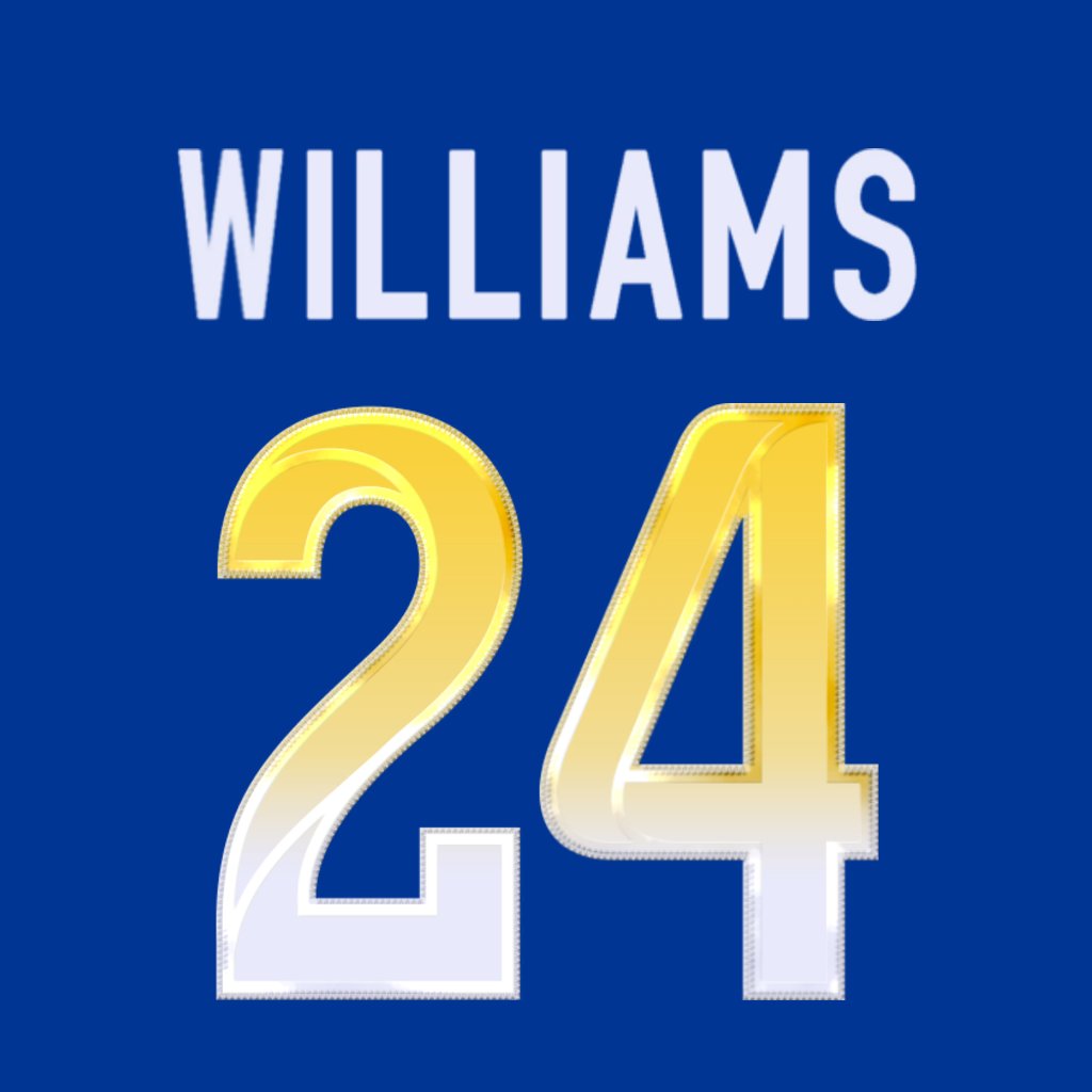 Los Angeles Rams DB Darious Williams (@Dee_Willl2) is now wearing number 24. Last assigned to Royce Freeman. #RamsHouse