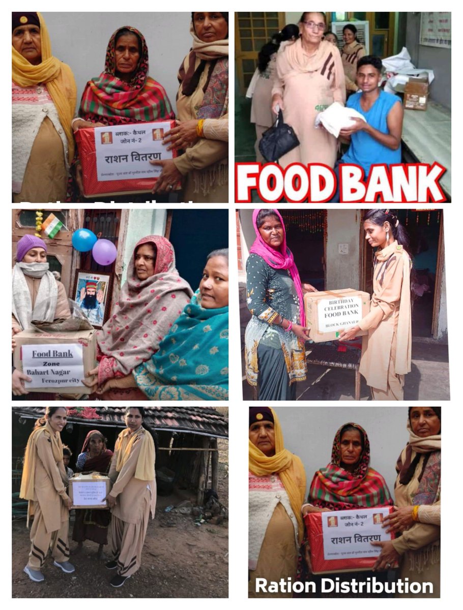 In a world where many go hungry every day there is shining light called Dera Sacha Sauda organization 's Food Bank . Led by spiritual leader Baba Ram Rahim ji it's known as biggest food Bank in which millions deposit the food to serve needy / hungry people #FastForHumanity