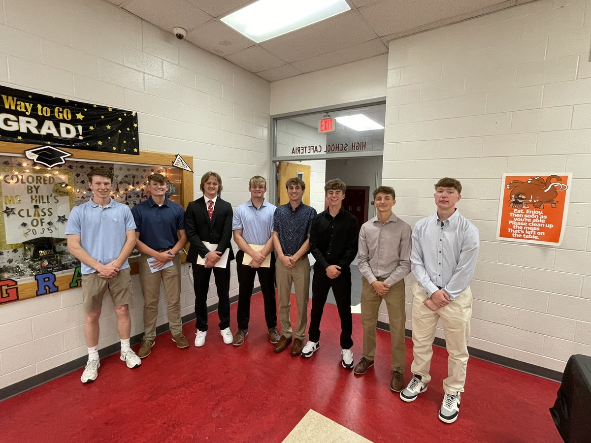 bhscardsbball's tweet photo. Our players honored tonight as Top 10 students in their grades.  Manager James Royal won a scholarship as well. https://t.co/uYyOIZCCC9