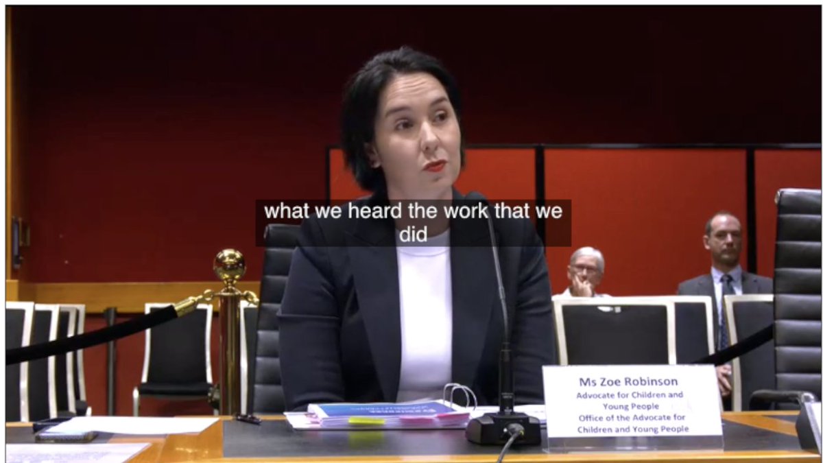 This woman is a paid public servant. She began her submission by referring to ACON and Equality Australia.