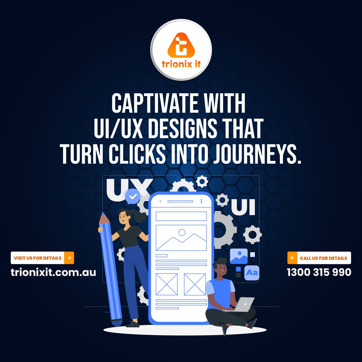 Transform clicks into unforgettable journeys with our captivating UI/UX designs! 🚀✨ Let our innovative #UIUX designs guide your users on an immersive digital adventure.🌟

#UserExperience #UserInterface #DesignInspiration #DigitalJourneys #InteractiveDesign #InnovativeUX