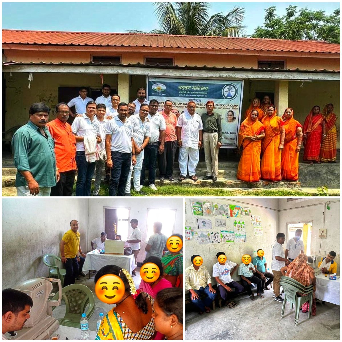 Ensuring access to healthcare for all is a crucial step towards building a healthier and happier community. We're delighted to share that a free eye and dental check-up camp was organized at Mahatma Gandhi Buniyadi Vidyalaya, Fatashil, #Guwahati, by the dedicated team at Samta…