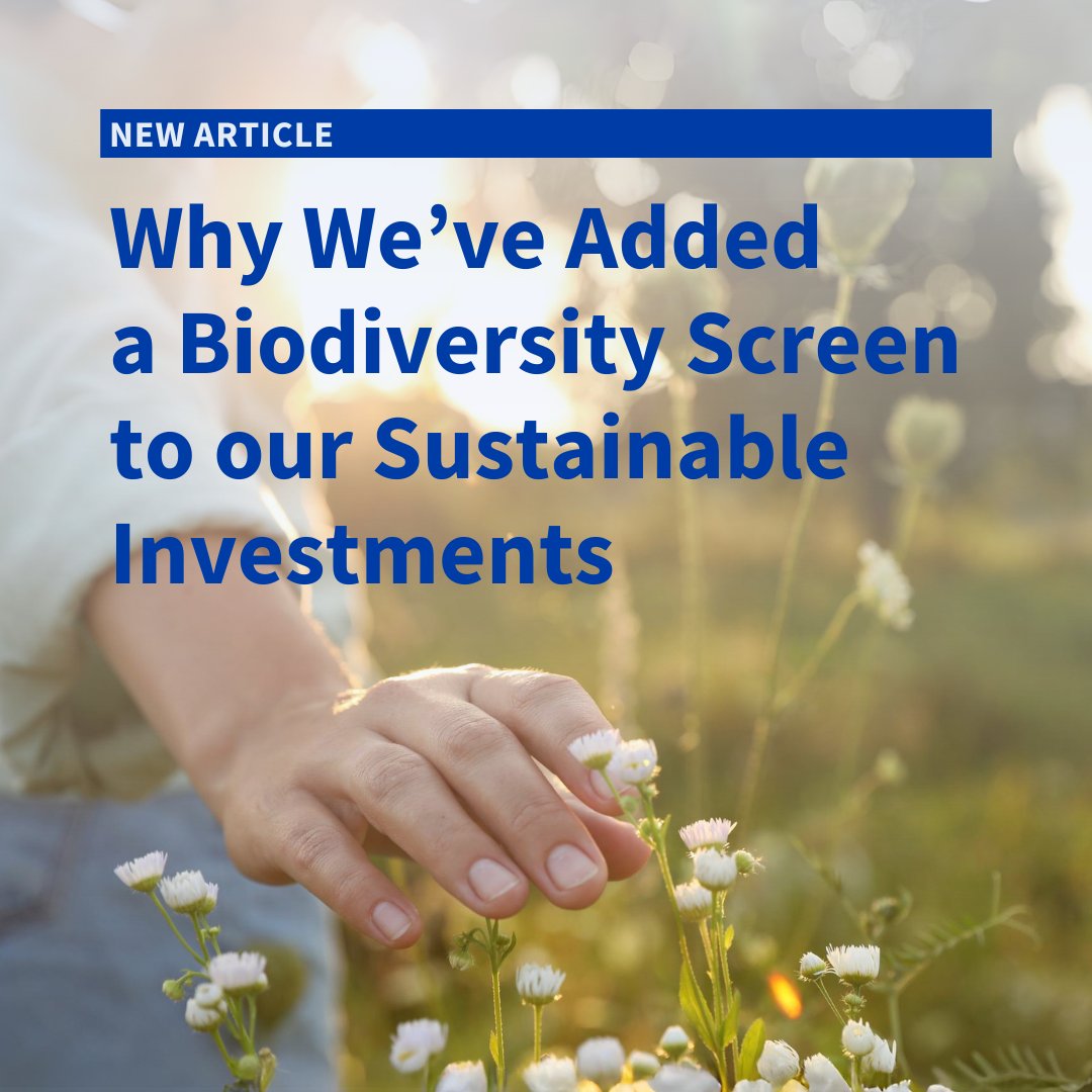 Last year, we started exploring ways to layer our fossil-free and impact funds with a measure that addresses loss of biodiversity, a planetary risk that rivals climate change. The result is our Biodiversity Screen — learn more in our latest article: bit.ly/3UwXofm