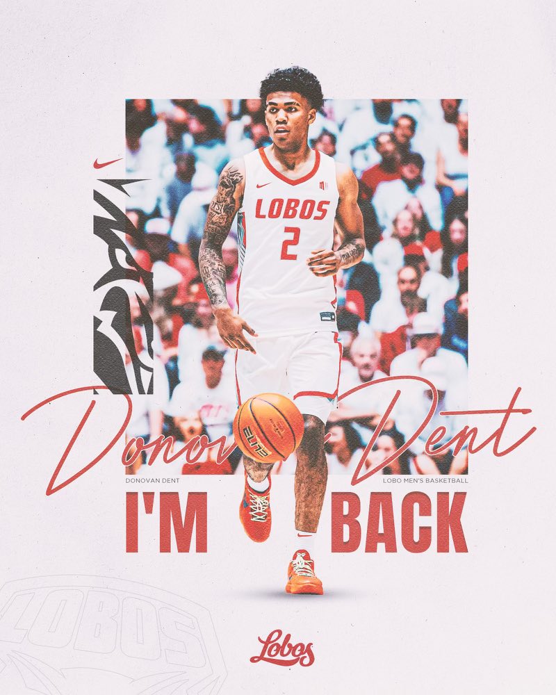 Our All-Mountain West guard is back for 2024-25!! Excited for another season of @Donovandent1 at The Pit! #GoLobos