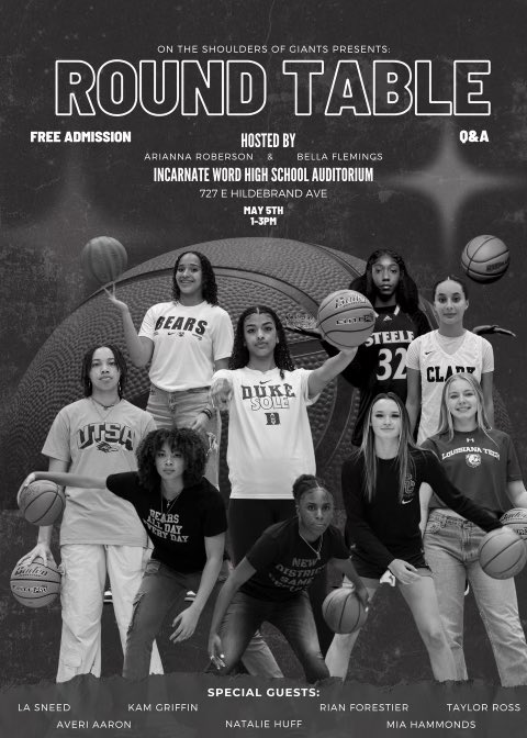 Young aspiring hoopers come out and be inspired by some of the best high school hoopers in Texas! Hosted by our very own @Be22a_Flemings and special guest our @TaytayR33