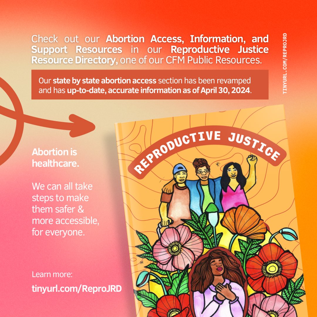 State by state #AbortionAccess breakdown has been updated & other information and resources have been updated! #ReproductiveJustice ✊🏽 access these & other CFM public resources at linktr.ee/creatingfreedo… ❤️‍🔥