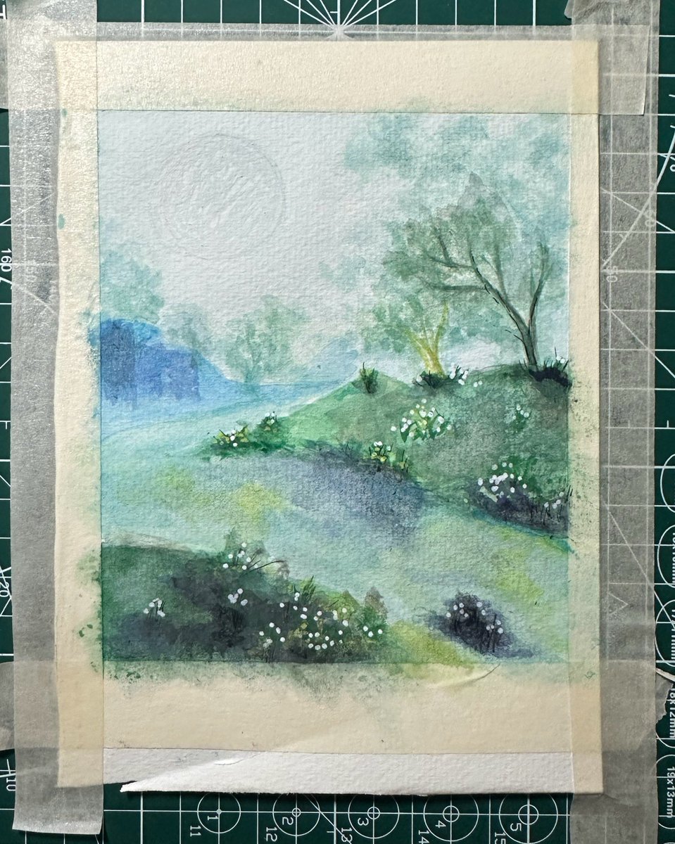 Practice watercolor
#watercolor #draw #landscapes #art #watercolorpainting #水彩 #水彩画 #drawingart