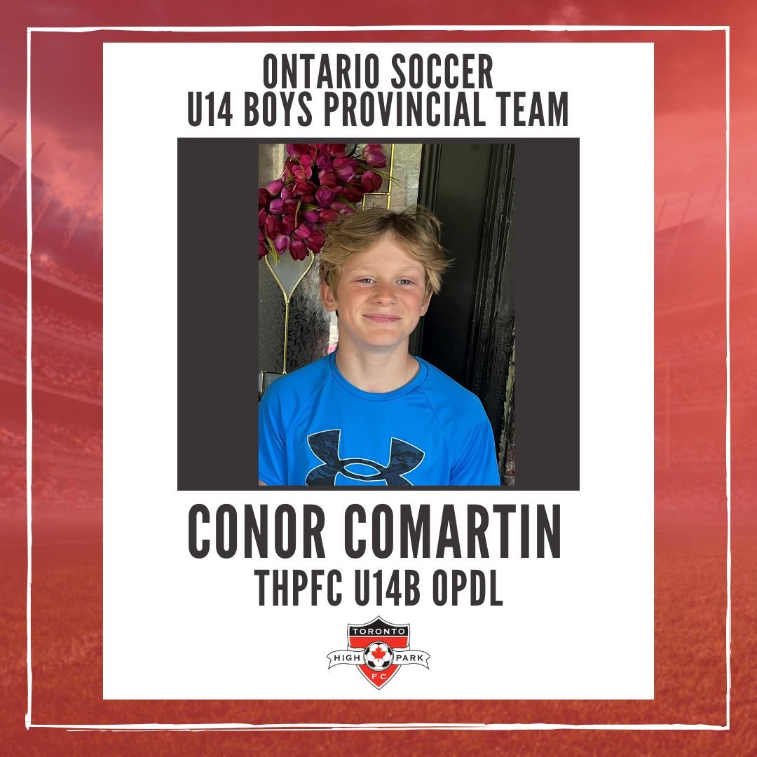 Big shoutout to THPFC's rising stars, Sofia Felice and Conor Comartin! 🌟👟 They've earned their spots on the Ontario Soccer Provincial Xcel Teams for U14 Girls and U14 Boys divisions! Let's cheer them on as they represent with skill, dedication, and pride!🏆⚽ #THPFC