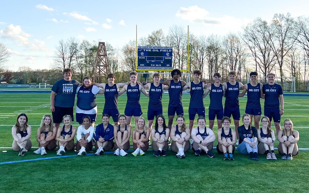 Oil_City_Sports's tweet photo. Congratulations and best of luck to our track seniors! 
#ocproud #seniornight https://t.co/ylUKNA6Dfs