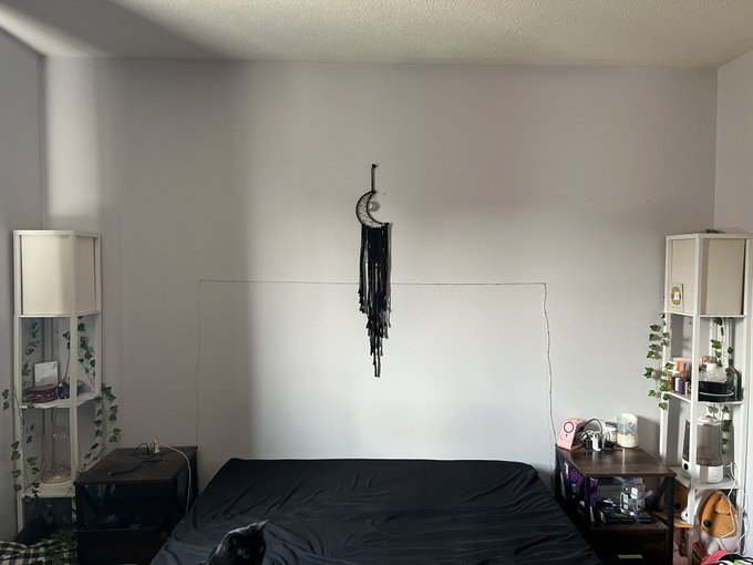 Finally decorated my bedroom a bit, only took me 2 years 😂 https://t.co/1akMiXVJjY