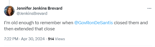 May 2020 FL was the 1st major state to open, Due to @GovRonDeSantis' leadership that Fall kids were in school.

Dems namely in FL condemned him accused him of trying to kill kids with COVID.

Remember DeathSantis ?

Don't let @JenkinsBrevard rewrite history. #Florida #FlaPol