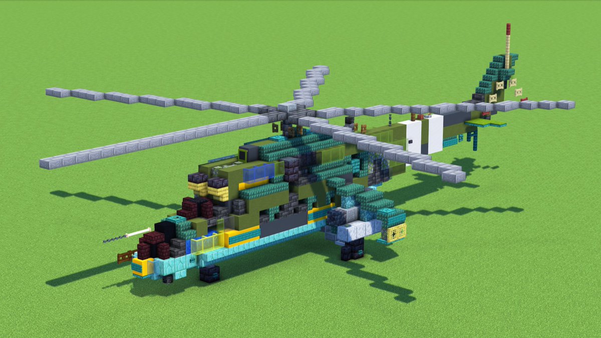 Mi-24 Hind Gunship
#minecraft建築コミュ  #Minecraft軍事部