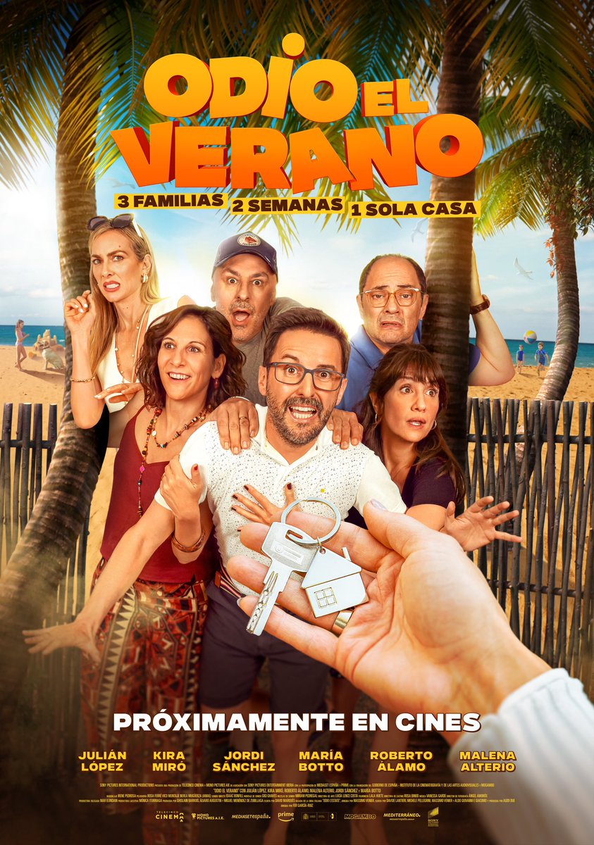 #OdioElVerano, la nueva comedia dirigida por Fer Garcia Ruiz tras #Descarrilados, presenta su cartel oficial ante su estreno exclusivamente en los cines de toda España el próximo 23 de agosto