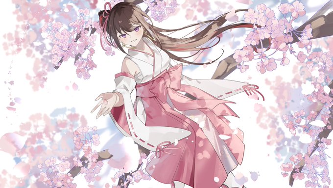 「桜 座る」のTwitter画像/イラスト(新着)