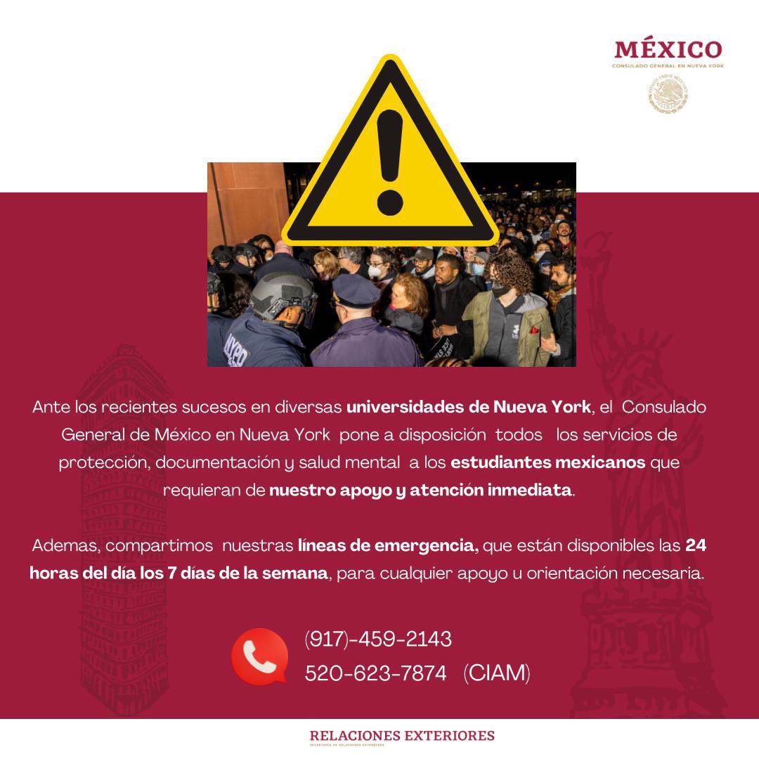 Consulado General de México en Nueva York tweet media