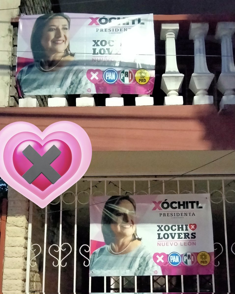 En éste hogar🏘️ somos #Xochilovers y apoyamos a @XochitlGalvez ella será la mejor presidenta. Éste #2DeJunio2024 vota por un #MexicoSinMiedo 
🩷🌸Vota por @Xochitl2024🌸🩷