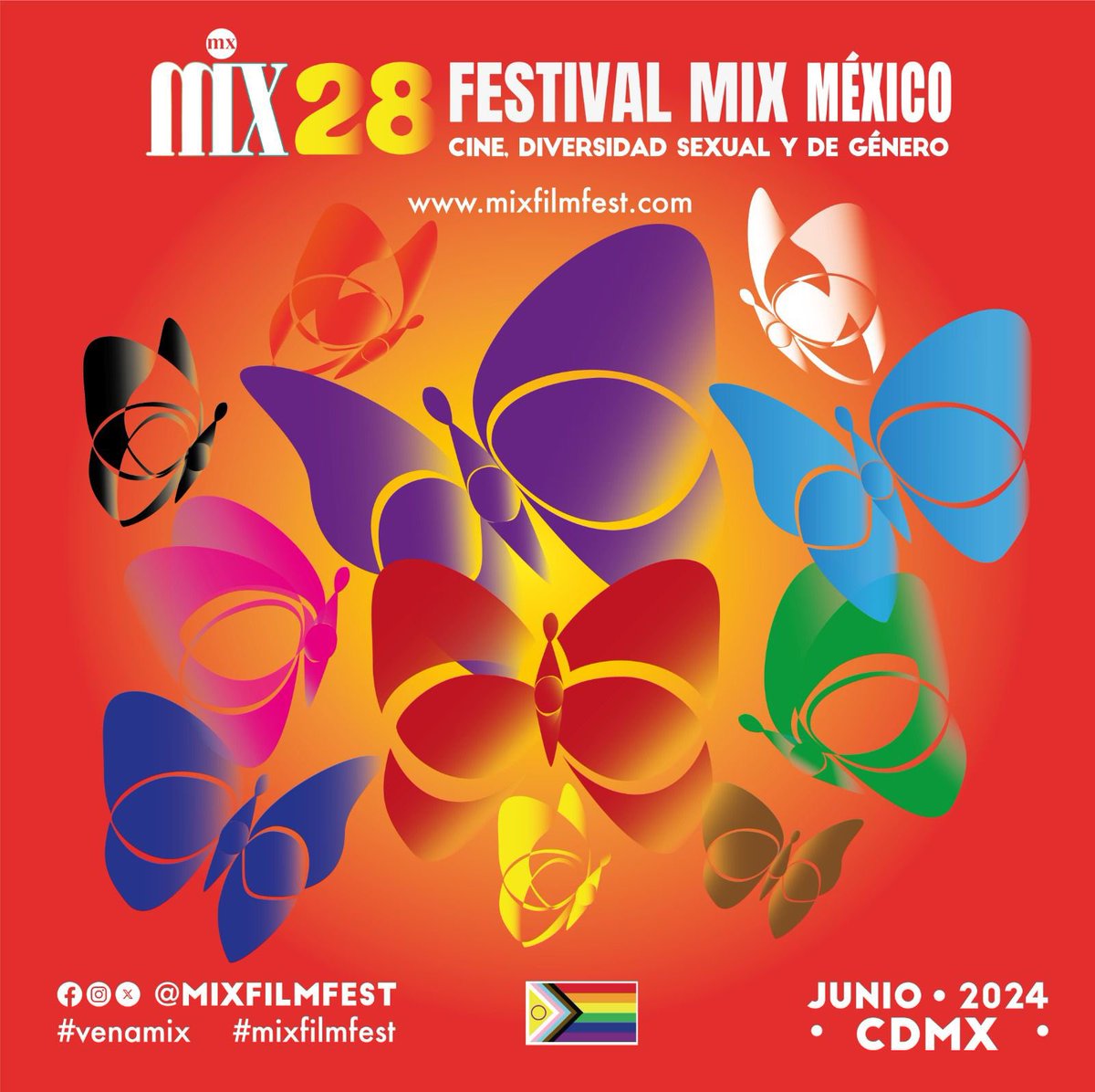 Se acerca la temporada de festivales y uno de mis favoritos nos llega de color, amor y diversidad 🌈 @MixFilmFest 🎥 Uno de los más antiguos en nuestro país, además de ser una plataforma para propuestas que pocas veces llegan a la pantalla 🎞️ #venamix #mixfilmfest