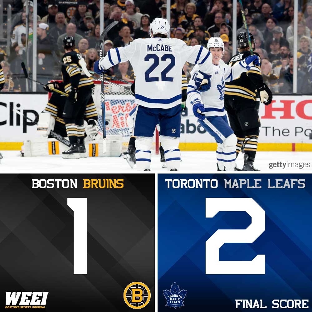 Leafs win Game 5 in OT.