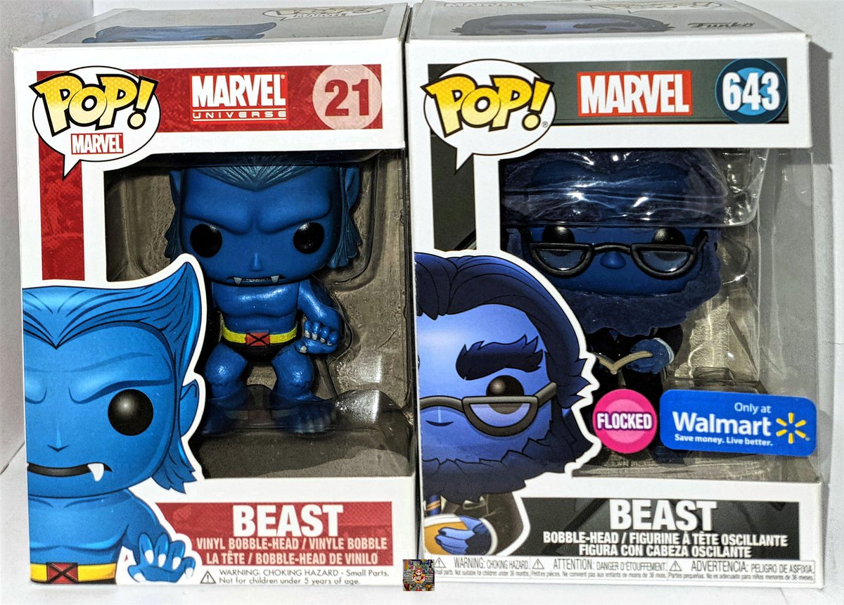 Happy POP! Two's-day! 💙❌️
Week 54: Hank McCoy aka Beast

2013 OG (courtesy the amazing deal from @MajinE_Mimi ~ check out some amazing Pops less than PPG NOW!) 
vs.
2020 Flocked X-Men: The Last Stand

#FunkoFamily #FunkoPop #FunkoFunatic #FunkoFam #XMen #Marvel #Collectibles