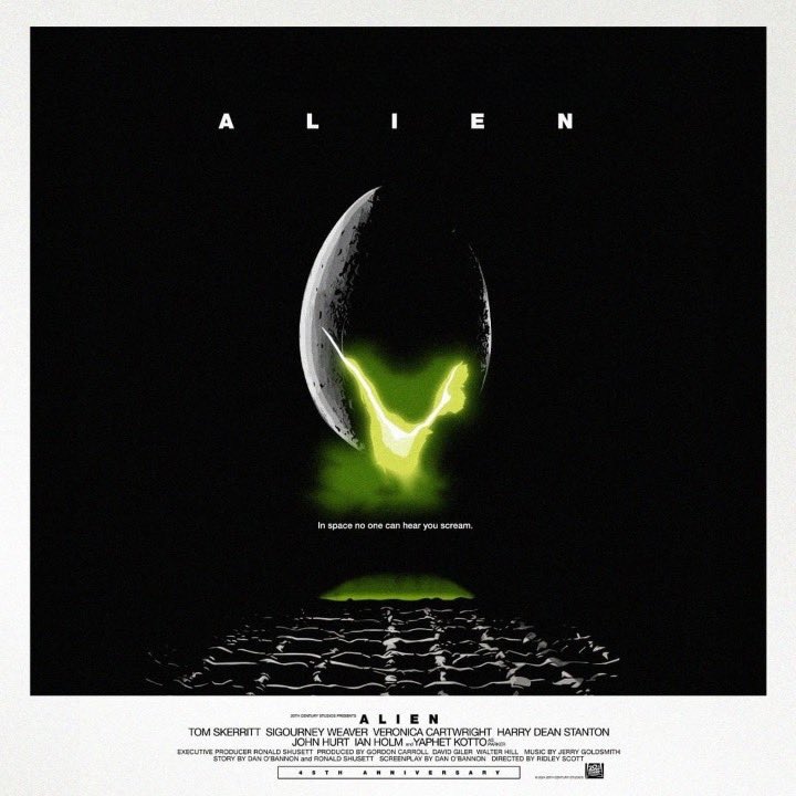 Now watching:  Alien (45th Anniversary). @AlienAnthology #Alien #TomSkerritt #SigourneyWeaver #VeronicaCartwright #HarryDeanStanton #JohnHurt #IanHolm #YaphetKotto #BolajiBadejo #HelenHorton #RidleyScott