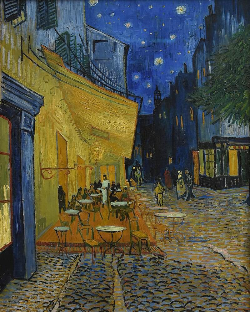 Café Terraza de noche - Vincent van Gogh (1888)