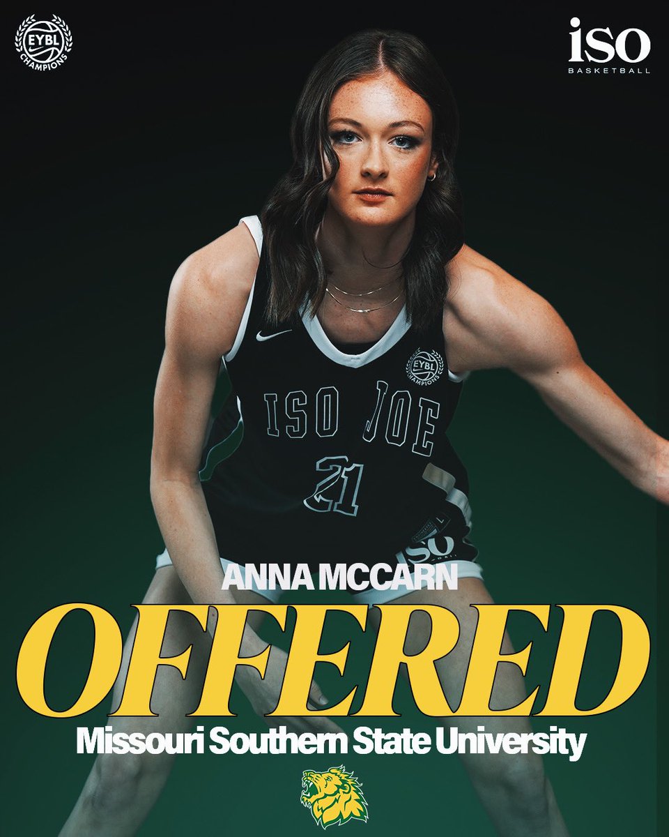 🚨 Scholarship Offer 🚨 Excited to announce ‘25 Anna McCarn has been offered a basketball scholarship by Missouri Southern State University! 🏀 | @amccarn21