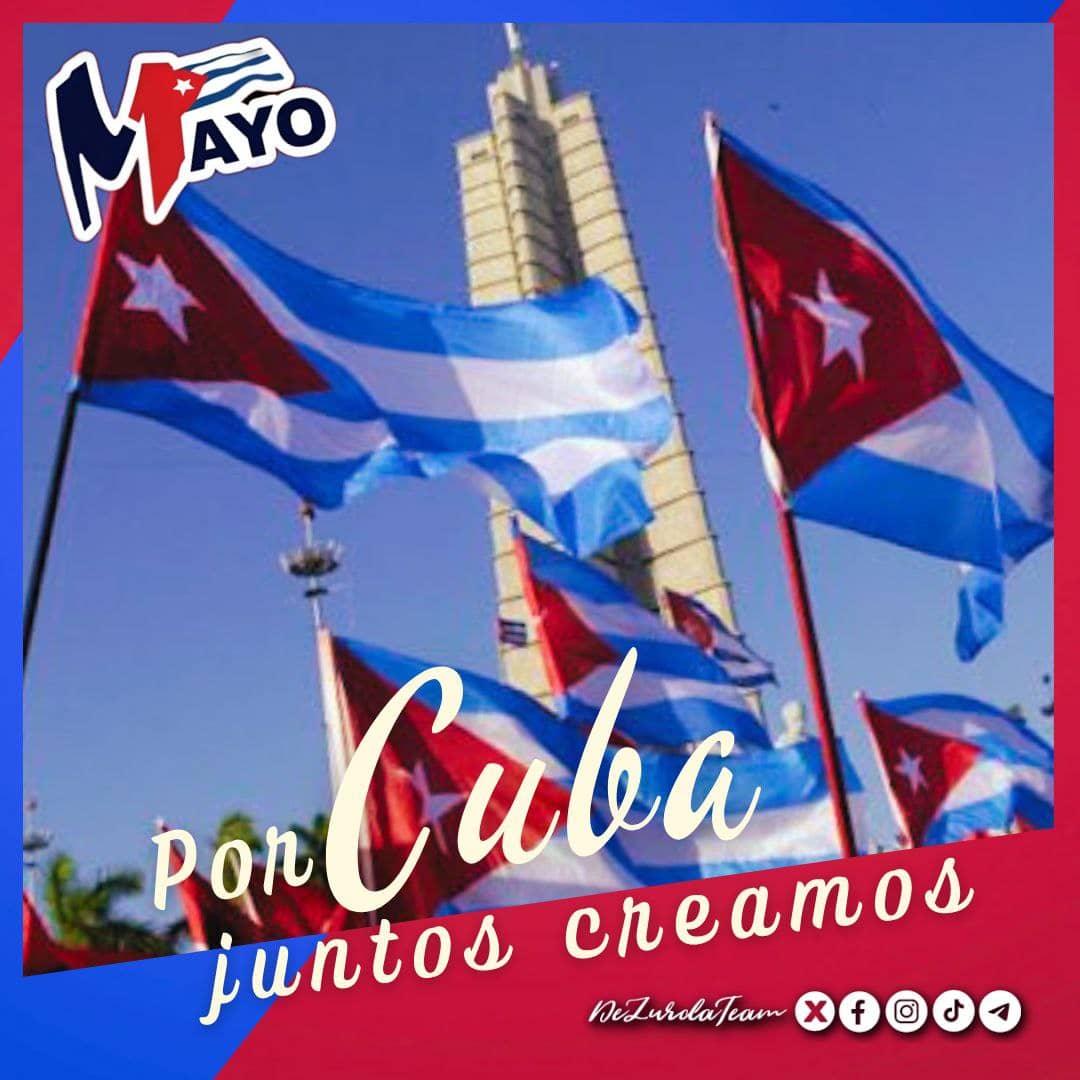 Todos unidos a la plaza a ratificar nuestra condición de Cubano de Fidelista y decir no al Bloqueo y que nuestro presidente sepa que estamos con el
#IzquierdaPinera
#IzquierdaLatina