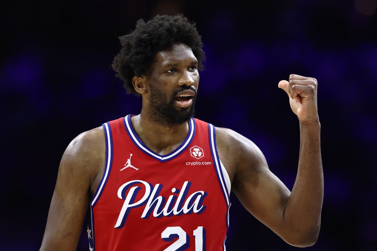 Joel Embiid tonight 19 PTS 16 REB 10 AST 4 BLK +14 Clutch defense in overtime 💪💪💪 #TheProcess