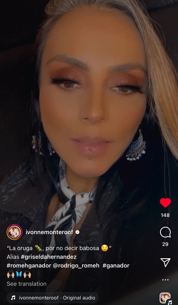 Ivonne Montero dedicó una publicación a un hater (fan del viejo) que la estaba atacando por apoyar a Romeh 🤣 me encantó porque terminó el video diciendo: 

“VOTOS MASIVOS PARA ROMEH! ROMEH GANADOR” 💋 #LCDLF4