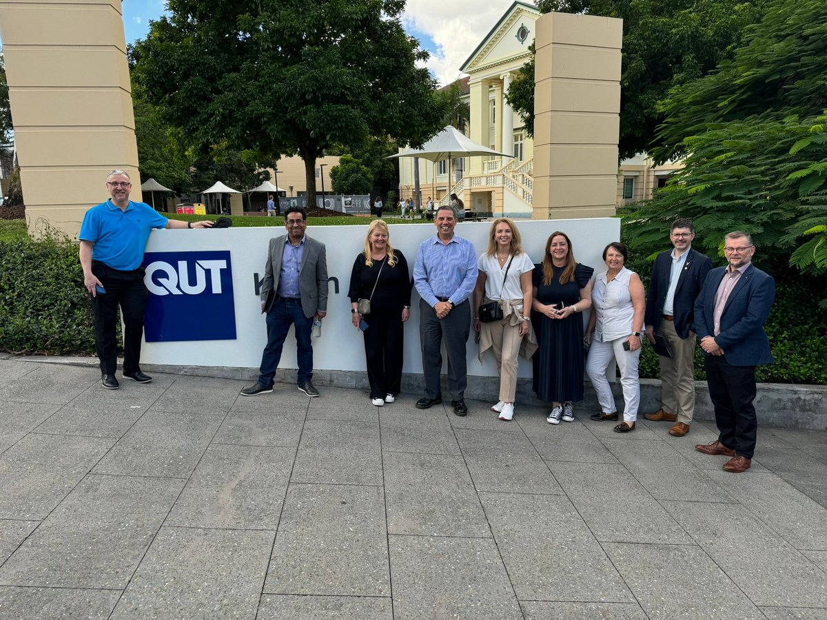 While in Brisbane, our #TechOneGMP visited @QUT to learn more about how it is using TechnologyOne's Student Management solution as part of its Digital Strategy to enhance student experience.