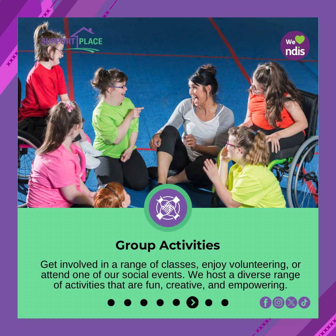 Find your passion and purpose with our engaging group activities. Whether it’s learning something new or simply enjoying social events, we’re here to make every moment meaningful and memorable. #supportplaceau #ndisprovider #melbourne #supportworker #disabilitysupportservices