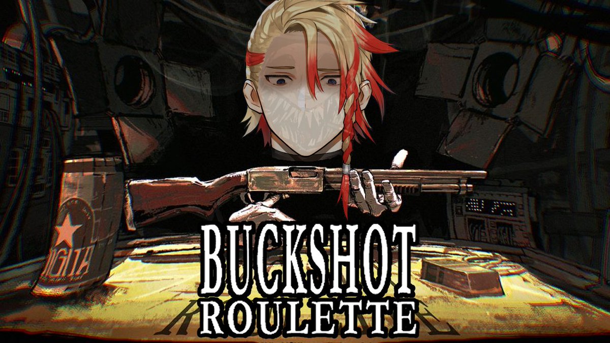 ⛓️STREAM INFO⛓️ -BUCKSHOT ROULETTE- TIME TO GAMBLE AWAY MY LIFE😈 23:00PM EST | 20:00PM PDT | 12:00PM JST Waiting room: youtube.com/live/5i2FeRnrC…