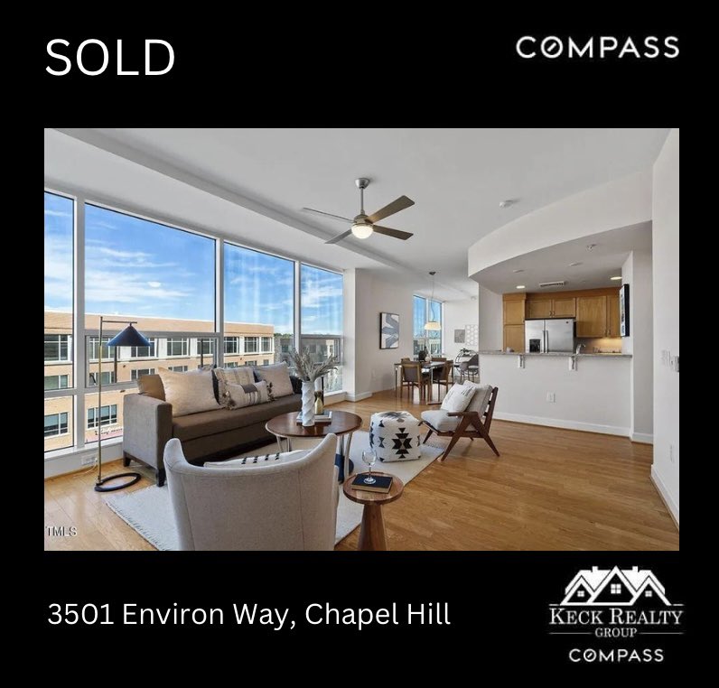 Congratulations to our buyers who will enjoy these gorgeous skyline views along with a saltwater rooftop pool just 1 mile from UNC Chapel Hill!

#SOLD #KRG #ChapelHill #East54 #ChapelHillHomes #LuxuryListing #luxuryRealestate #luxurylifestyle #UNC #northcarolinarealestate