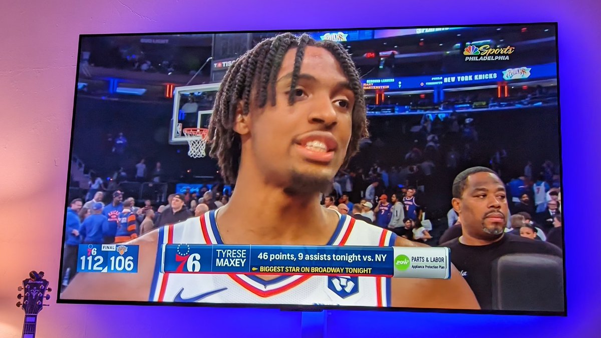 Tyrese Maxey, biggest star on Broadway